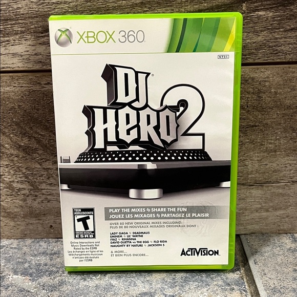 5 for $40 - DJ Hero 2 for Xbox 360 - Picture 1 of 4